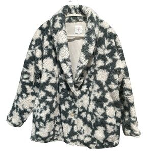 The Nines by HATCH Maternity Jacket Fuzzy Soft Cozy Sz S